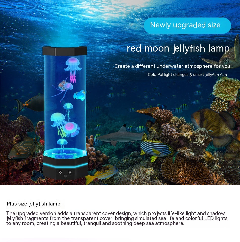 Jellyfish Lava Lamp Projector Lamp Decor