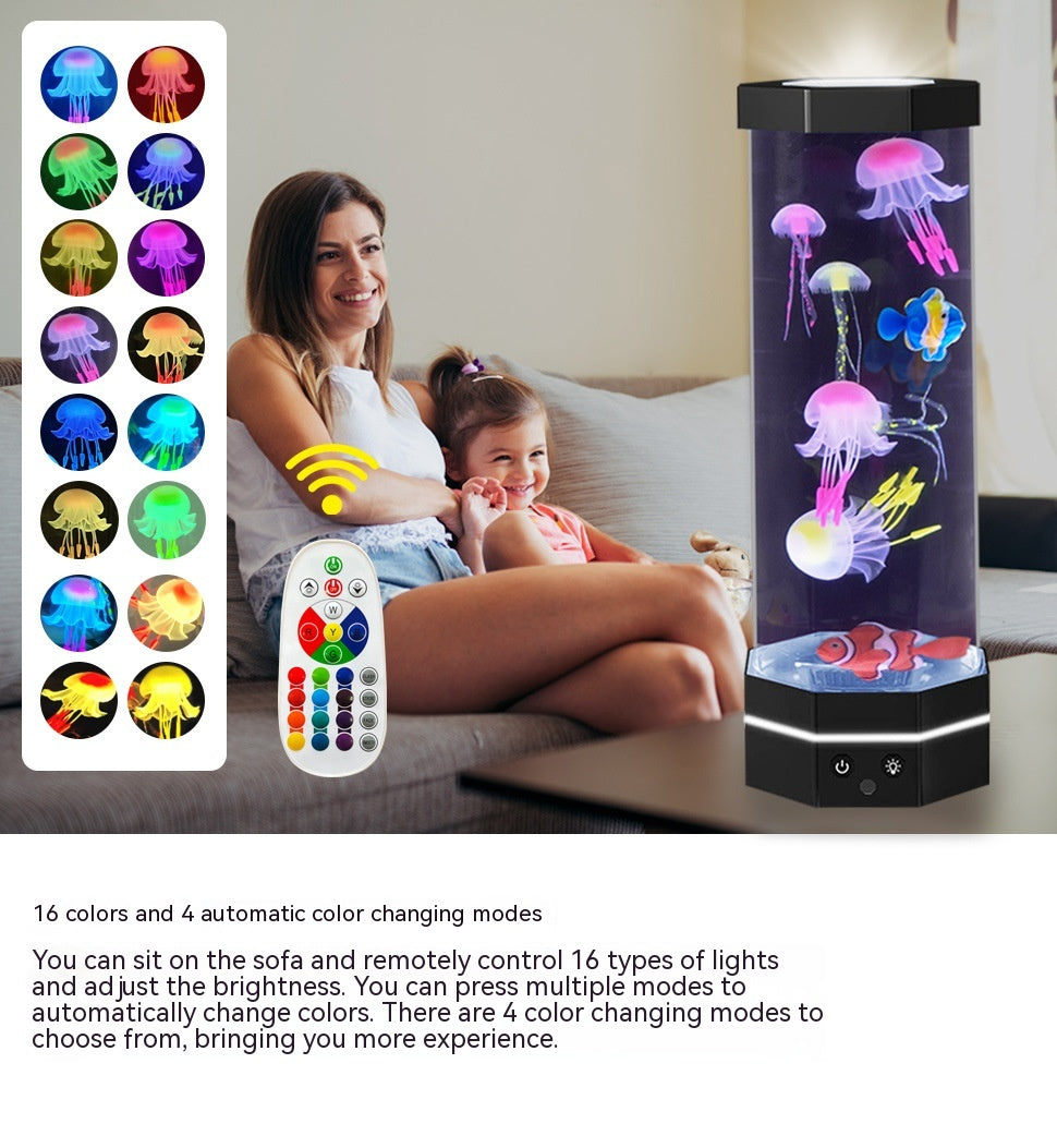 Jellyfish Lava Lamp Projector Lamp Decor