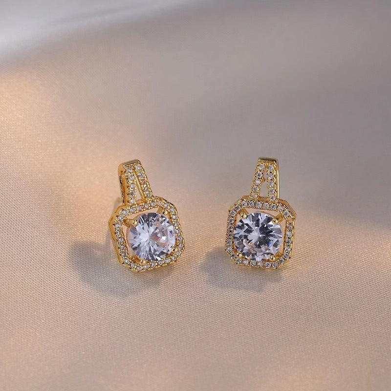 Fashion Jewelry Set Zircon Gem Pendant