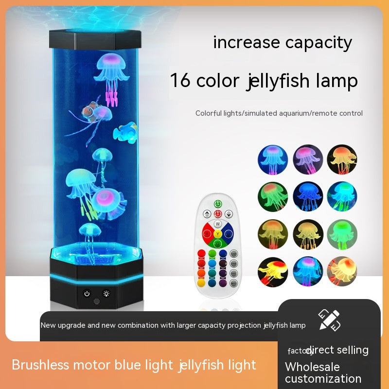 Jellyfish Lava Lamp Projector Lamp Decor